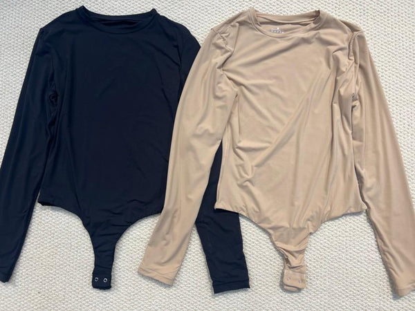 Nahtloser Langarm-Body